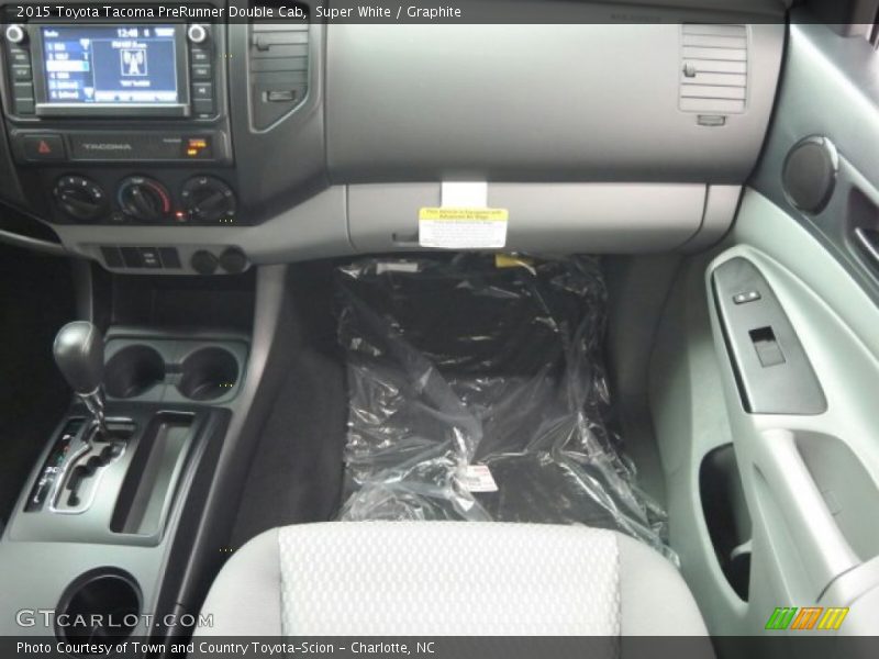 Super White / Graphite 2015 Toyota Tacoma PreRunner Double Cab