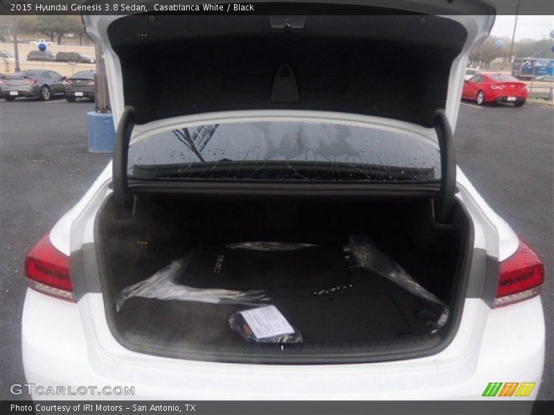 Casablanca White / Black 2015 Hyundai Genesis 3.8 Sedan
