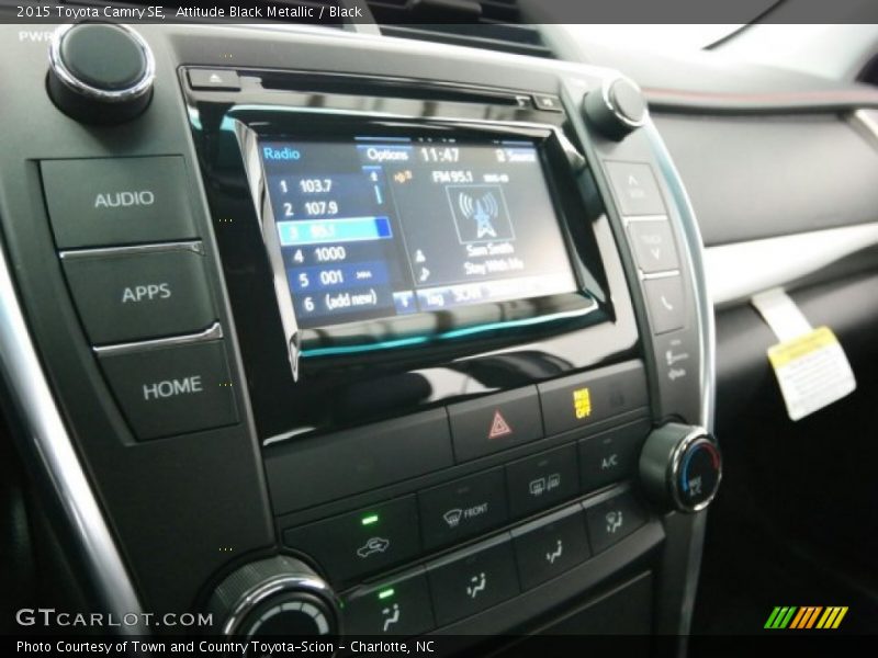 Attitude Black Metallic / Black 2015 Toyota Camry SE