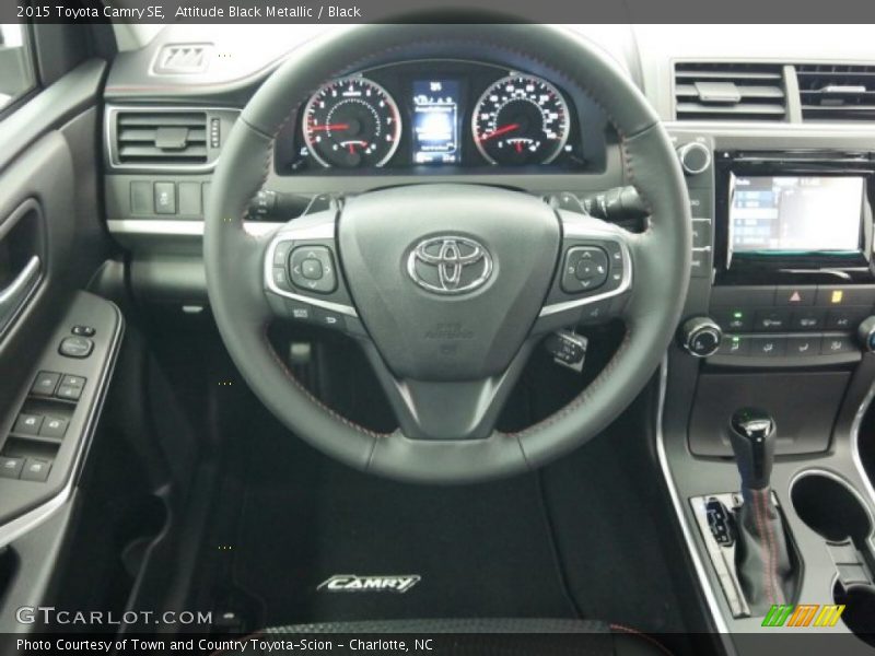 Attitude Black Metallic / Black 2015 Toyota Camry SE