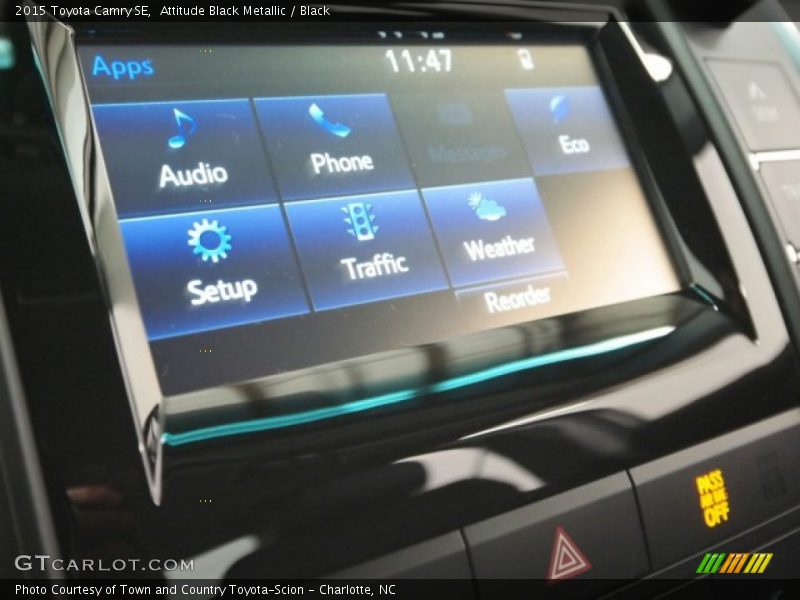 Attitude Black Metallic / Black 2015 Toyota Camry SE