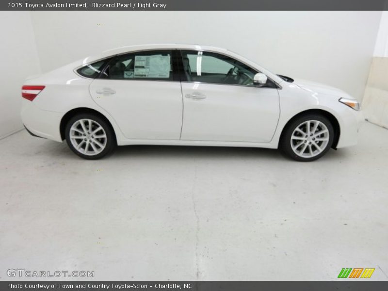 Blizzard Pearl / Light Gray 2015 Toyota Avalon Limited