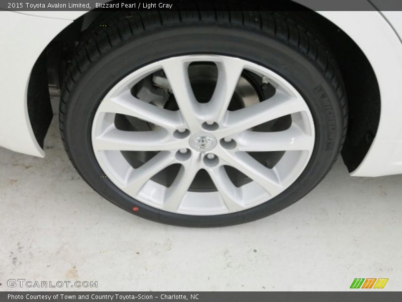 Blizzard Pearl / Light Gray 2015 Toyota Avalon Limited