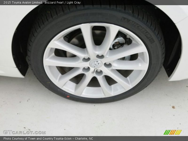 Blizzard Pearl / Light Gray 2015 Toyota Avalon Limited