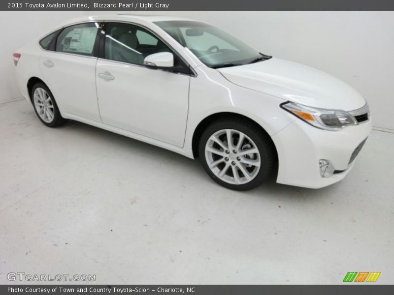 Blizzard Pearl / Light Gray 2015 Toyota Avalon Limited