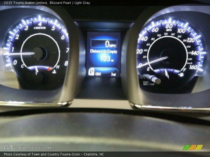 Blizzard Pearl / Light Gray 2015 Toyota Avalon Limited