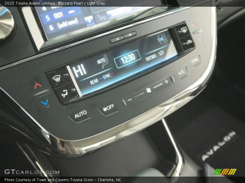 Blizzard Pearl / Light Gray 2015 Toyota Avalon Limited