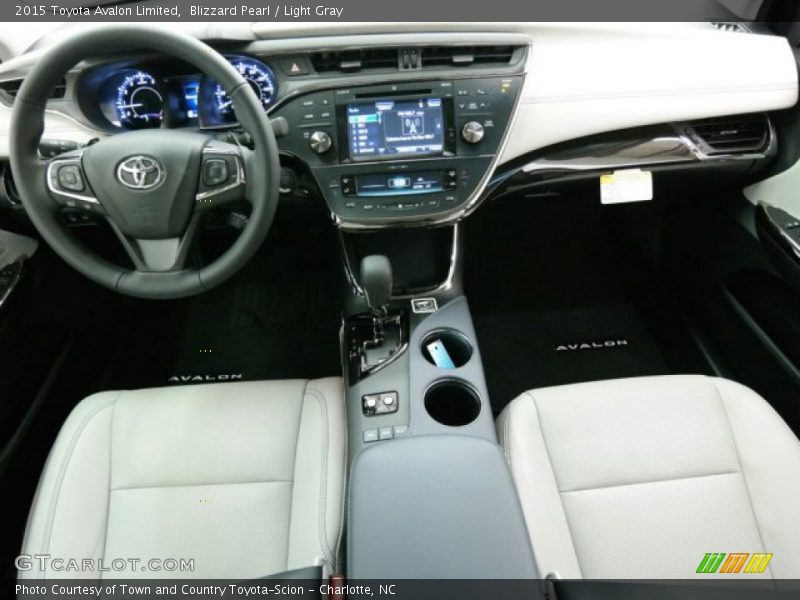 Blizzard Pearl / Light Gray 2015 Toyota Avalon Limited