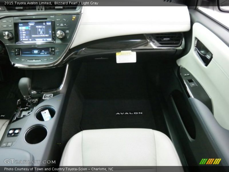 Blizzard Pearl / Light Gray 2015 Toyota Avalon Limited