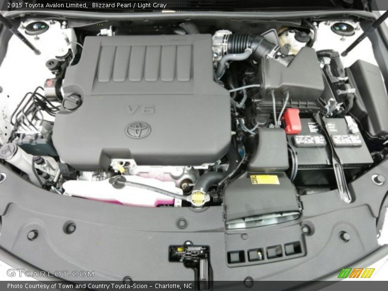 Blizzard Pearl / Light Gray 2015 Toyota Avalon Limited