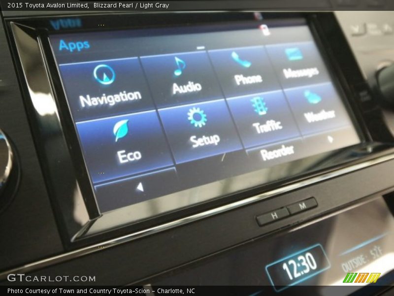 Blizzard Pearl / Light Gray 2015 Toyota Avalon Limited