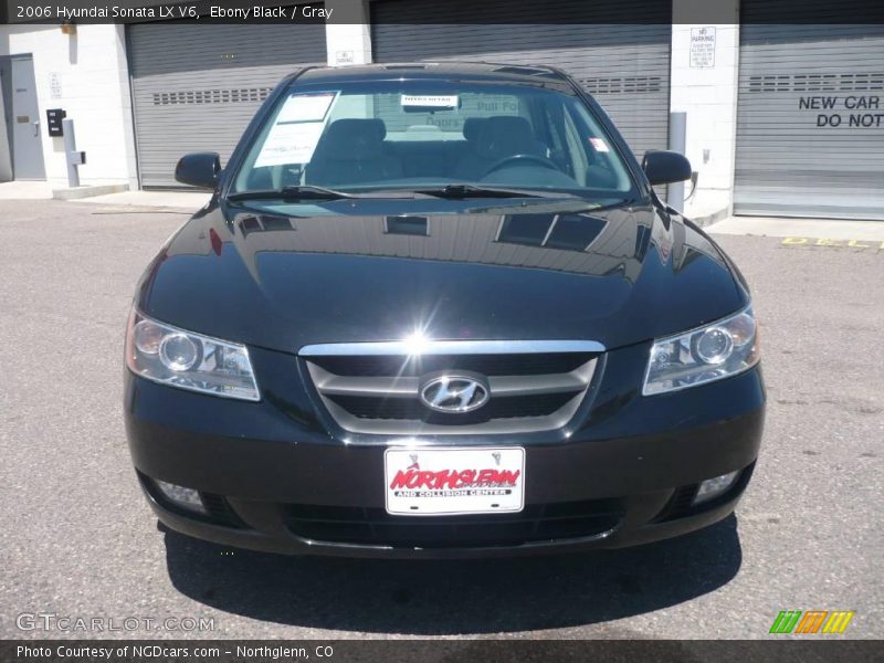 Ebony Black / Gray 2006 Hyundai Sonata LX V6