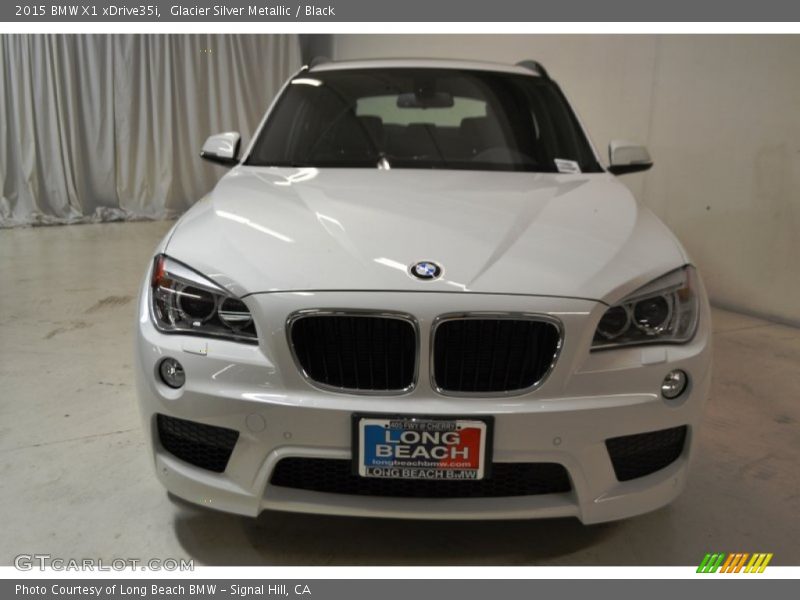 Glacier Silver Metallic / Black 2015 BMW X1 xDrive35i