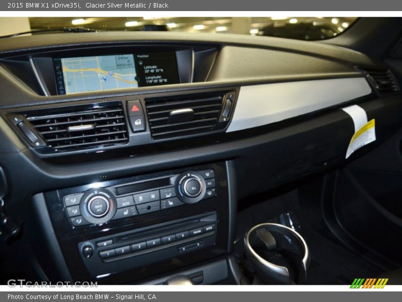 Glacier Silver Metallic / Black 2015 BMW X1 xDrive35i