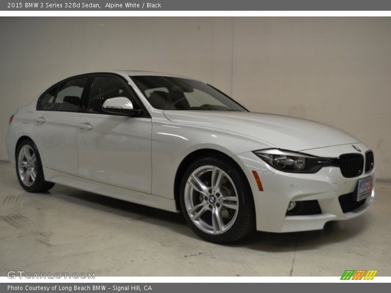 Alpine White / Black 2015 BMW 3 Series 328d Sedan