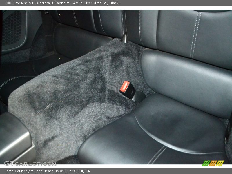 Arctic Silver Metallic / Black 2006 Porsche 911 Carrera 4 Cabriolet