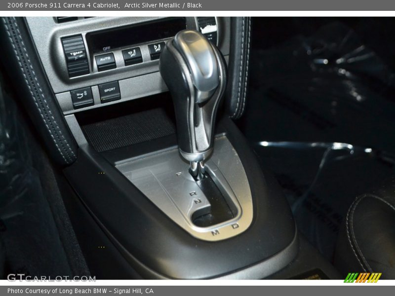 Arctic Silver Metallic / Black 2006 Porsche 911 Carrera 4 Cabriolet