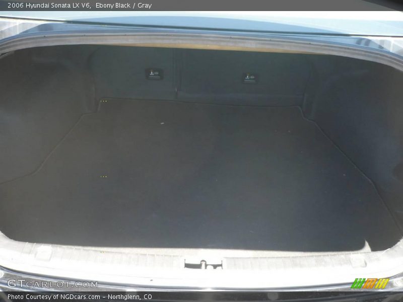 Ebony Black / Gray 2006 Hyundai Sonata LX V6