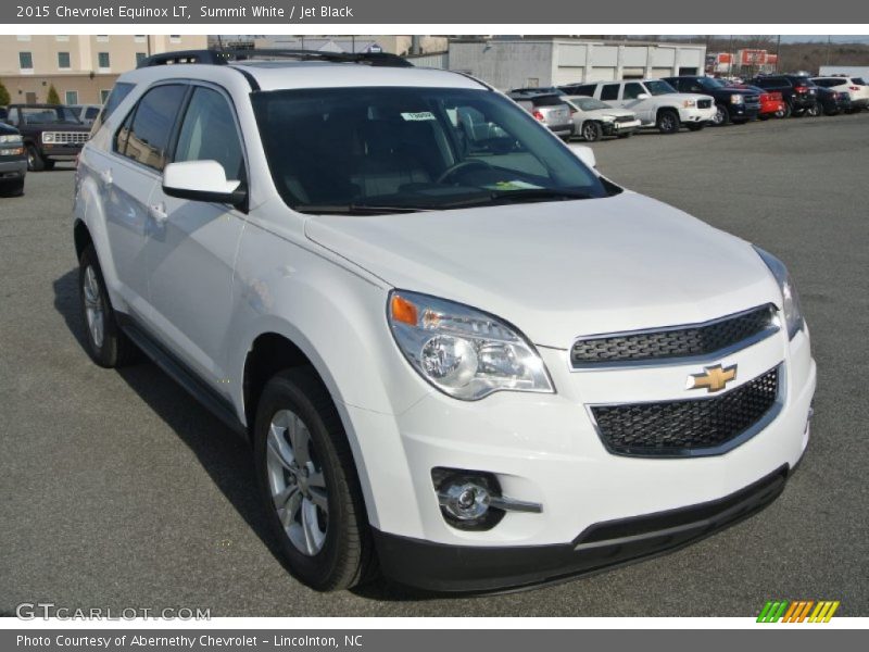 Summit White / Jet Black 2015 Chevrolet Equinox LT