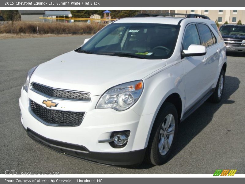 Summit White / Jet Black 2015 Chevrolet Equinox LT
