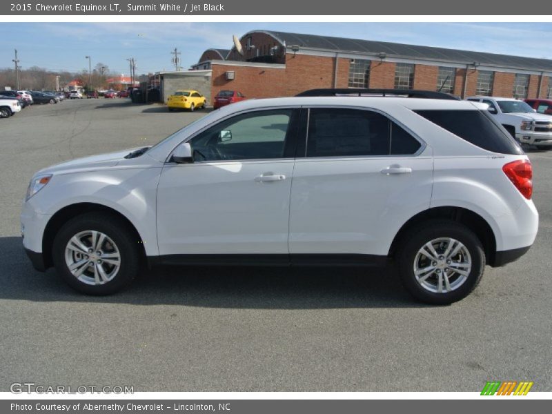 Summit White / Jet Black 2015 Chevrolet Equinox LT