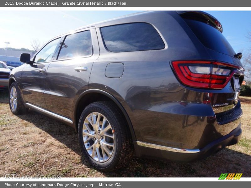 Granite Crystal Metallic / Black/Tan 2015 Dodge Durango Citadel