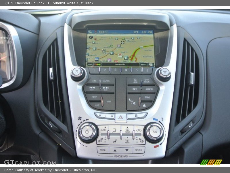Summit White / Jet Black 2015 Chevrolet Equinox LT