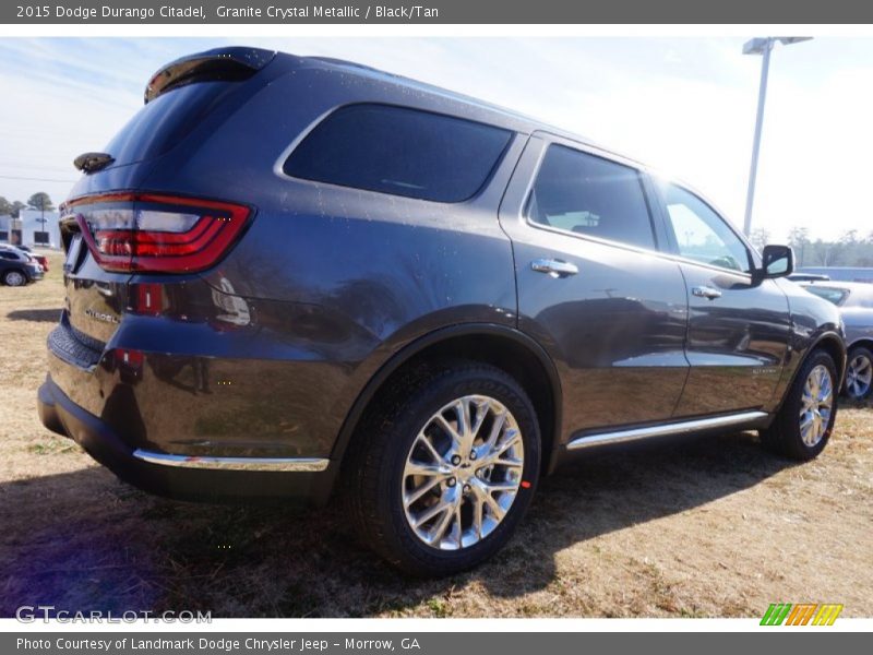 Granite Crystal Metallic / Black/Tan 2015 Dodge Durango Citadel