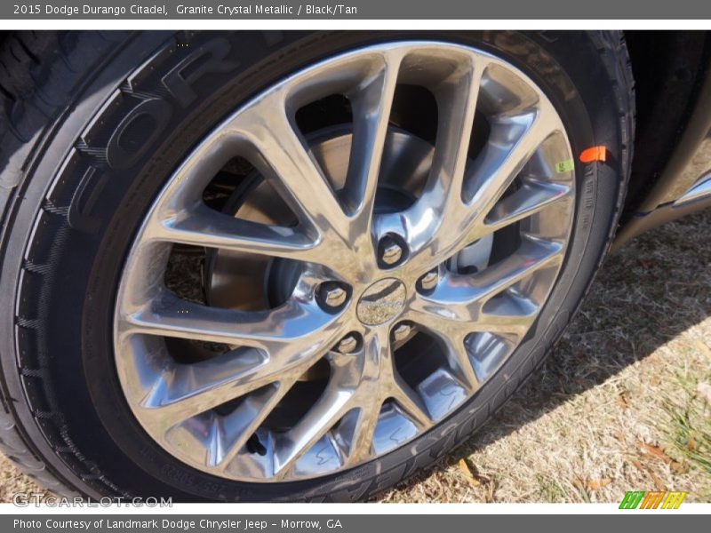 Granite Crystal Metallic / Black/Tan 2015 Dodge Durango Citadel