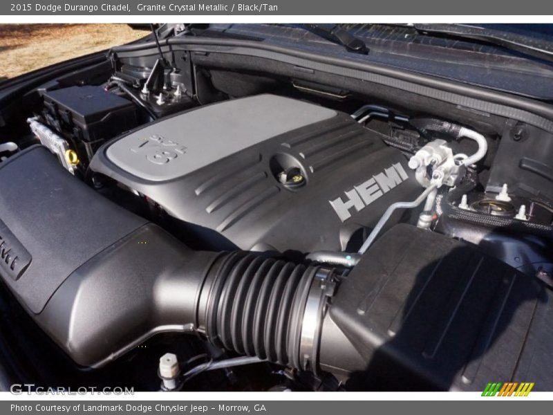 Granite Crystal Metallic / Black/Tan 2015 Dodge Durango Citadel