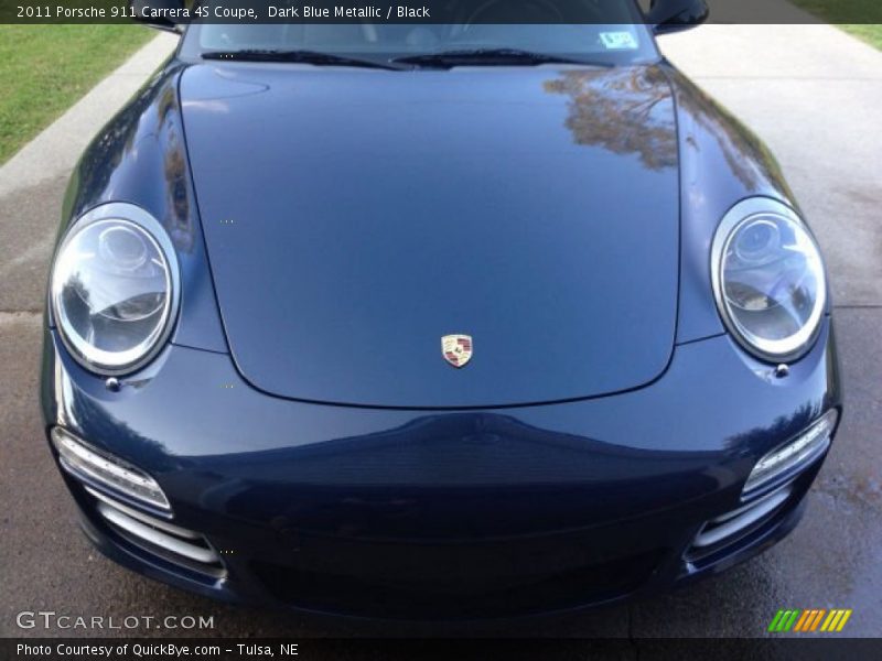 Dark Blue Metallic / Black 2011 Porsche 911 Carrera 4S Coupe