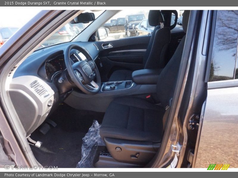 Granite Crystal Metallic / Black 2015 Dodge Durango SXT