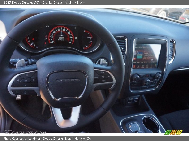 Granite Crystal Metallic / Black 2015 Dodge Durango SXT