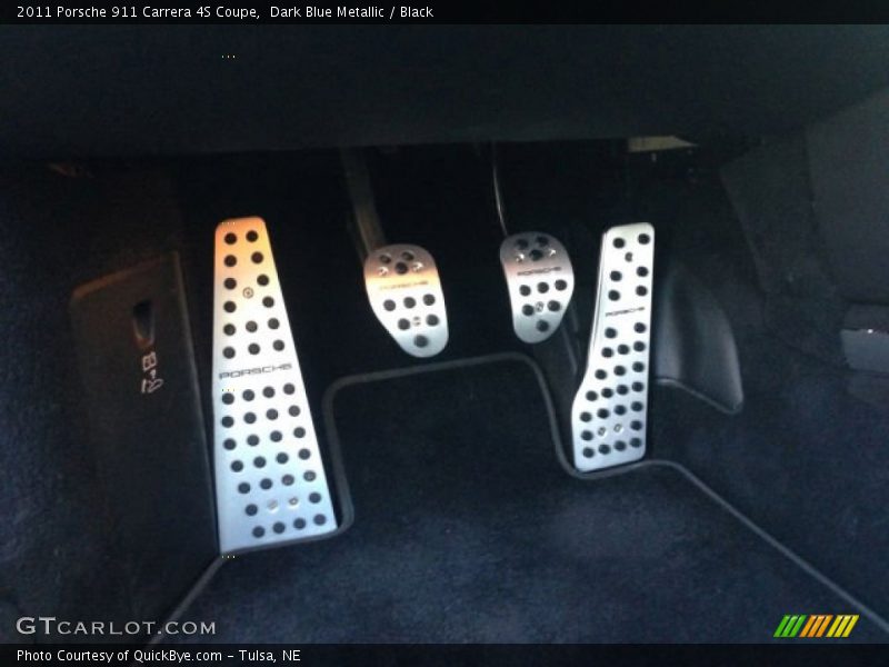 Dark Blue Metallic / Black 2011 Porsche 911 Carrera 4S Coupe