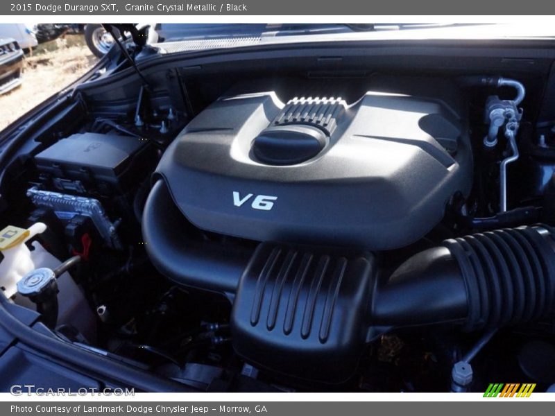 Granite Crystal Metallic / Black 2015 Dodge Durango SXT