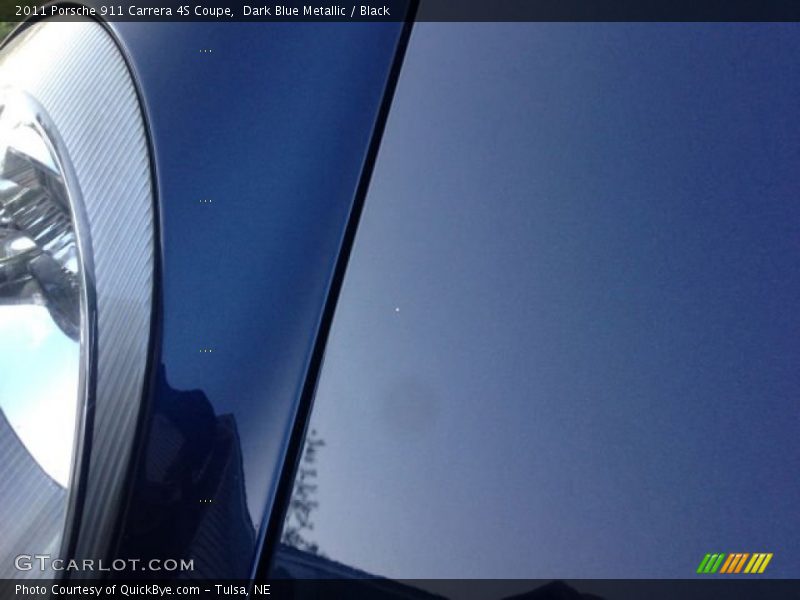 Dark Blue Metallic / Black 2011 Porsche 911 Carrera 4S Coupe