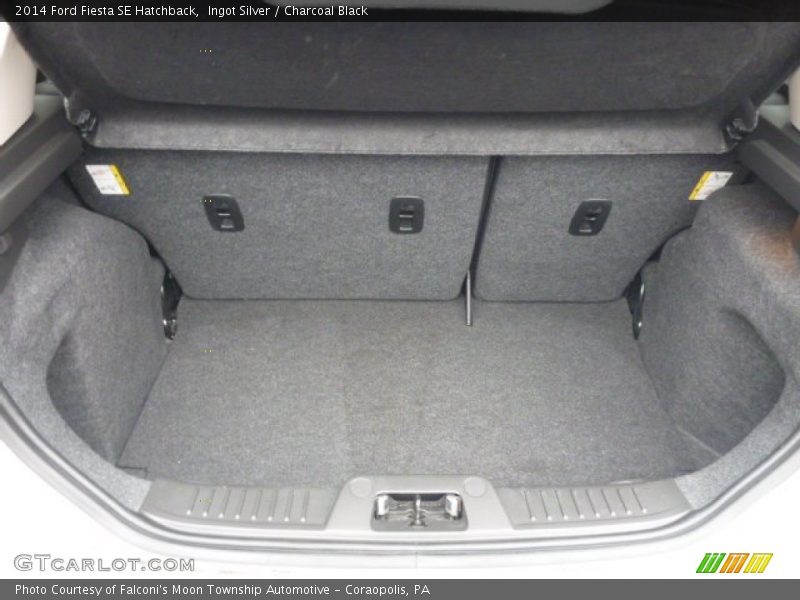 Ingot Silver / Charcoal Black 2014 Ford Fiesta SE Hatchback