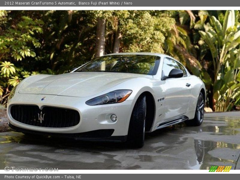 Bianco Fuji (Pearl White) / Nero 2012 Maserati GranTurismo S Automatic