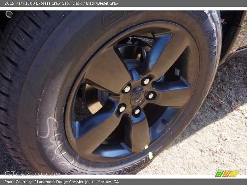 Black / Black/Diesel Gray 2015 Ram 1500 Express Crew Cab