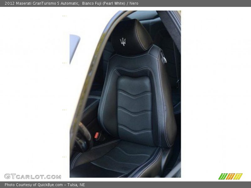 Bianco Fuji (Pearl White) / Nero 2012 Maserati GranTurismo S Automatic