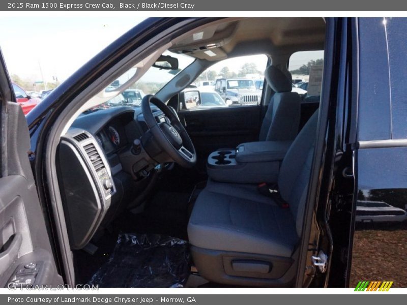 Black / Black/Diesel Gray 2015 Ram 1500 Express Crew Cab