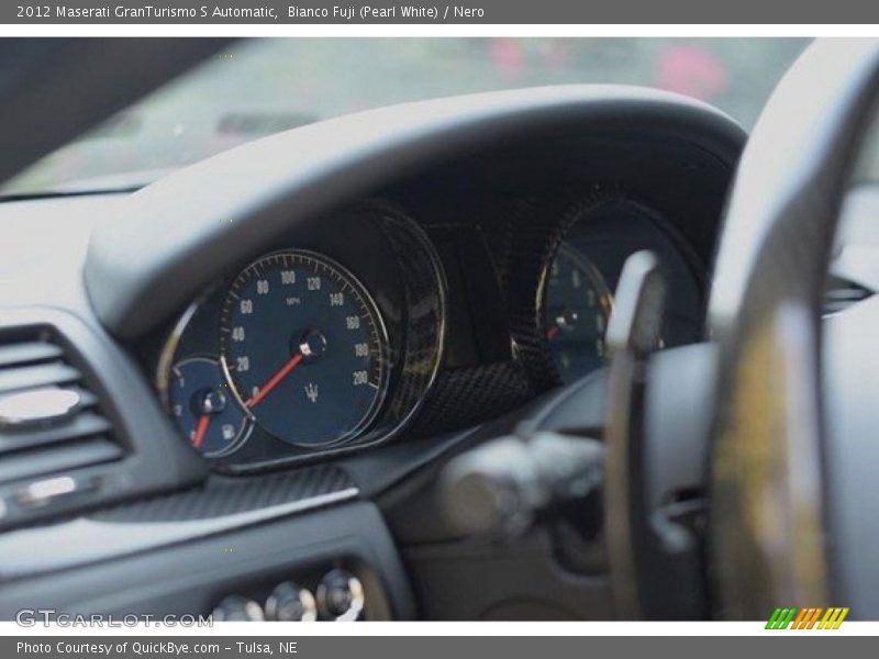 Bianco Fuji (Pearl White) / Nero 2012 Maserati GranTurismo S Automatic