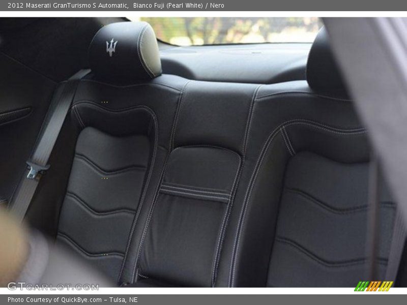 Bianco Fuji (Pearl White) / Nero 2012 Maserati GranTurismo S Automatic