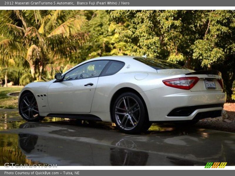 Bianco Fuji (Pearl White) / Nero 2012 Maserati GranTurismo S Automatic