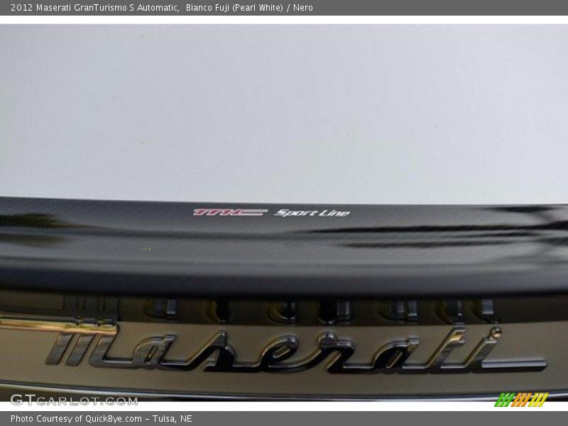 Bianco Fuji (Pearl White) / Nero 2012 Maserati GranTurismo S Automatic