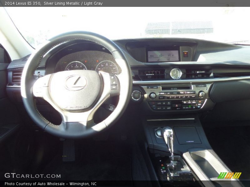 Silver Lining Metallic / Light Gray 2014 Lexus ES 350