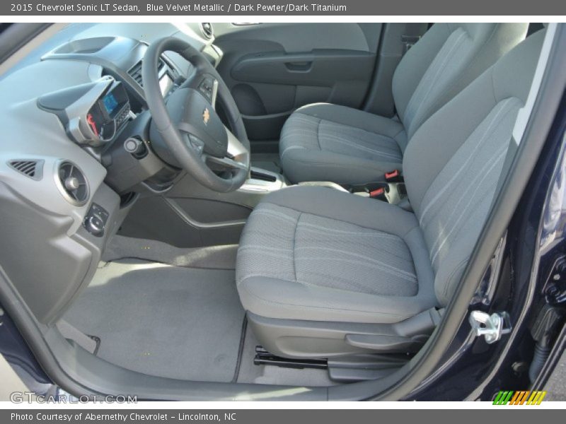 Blue Velvet Metallic / Dark Pewter/Dark Titanium 2015 Chevrolet Sonic LT Sedan