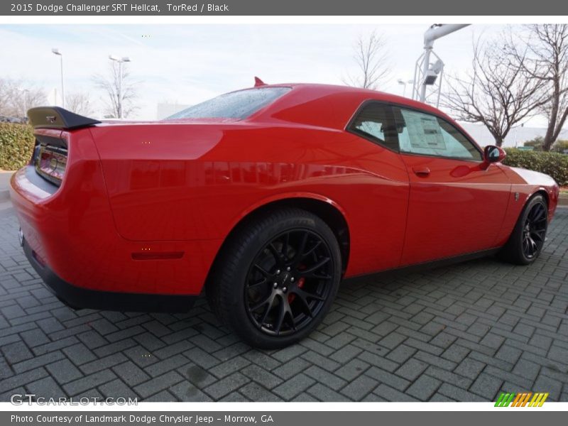 TorRed / Black 2015 Dodge Challenger SRT Hellcat