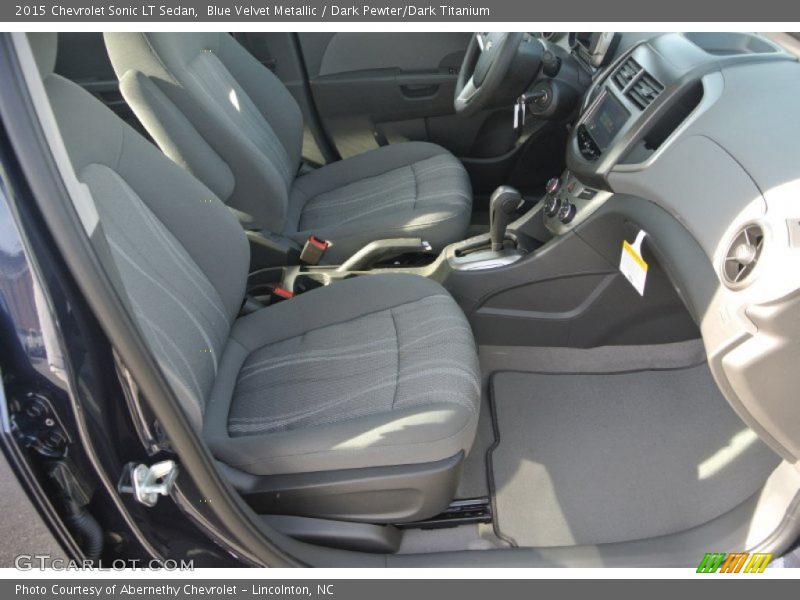Blue Velvet Metallic / Dark Pewter/Dark Titanium 2015 Chevrolet Sonic LT Sedan