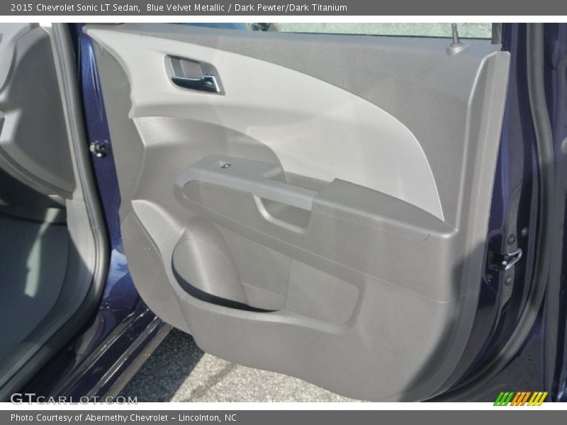 Blue Velvet Metallic / Dark Pewter/Dark Titanium 2015 Chevrolet Sonic LT Sedan